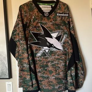 San Jose Sharks Camo Jersey